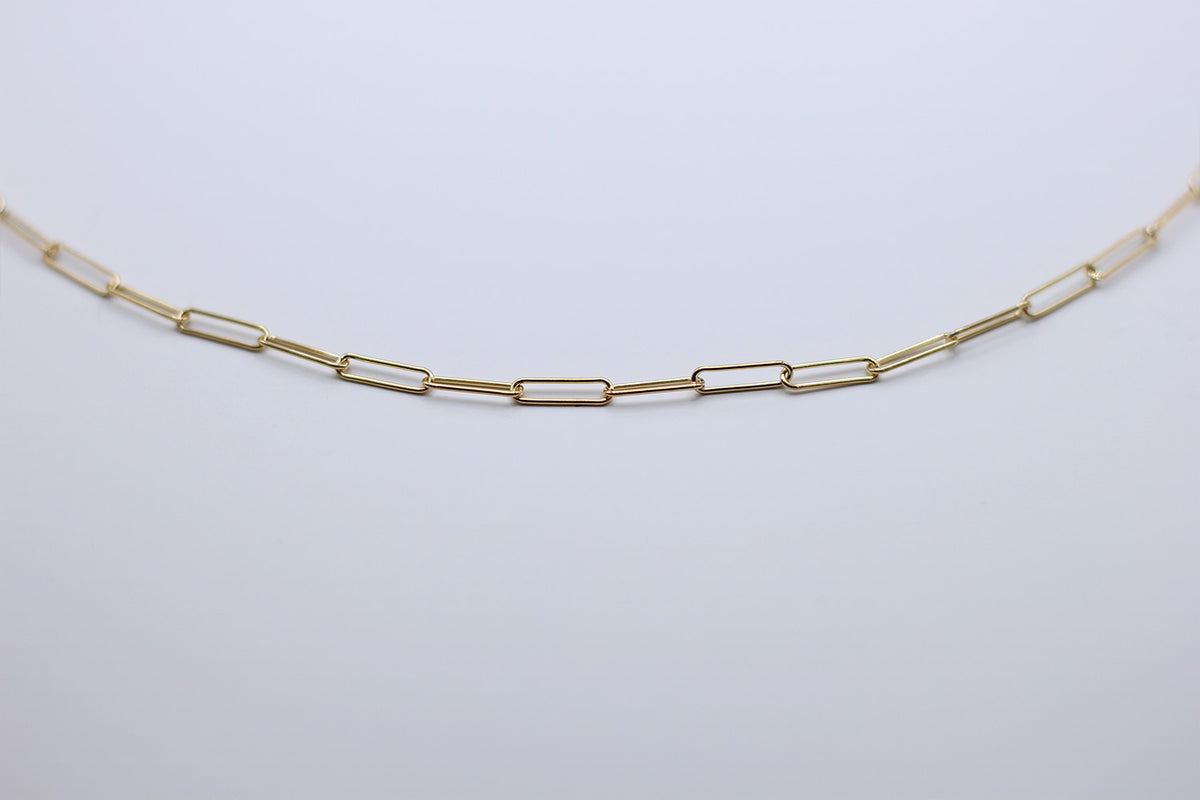 Paperclip Thin Chain